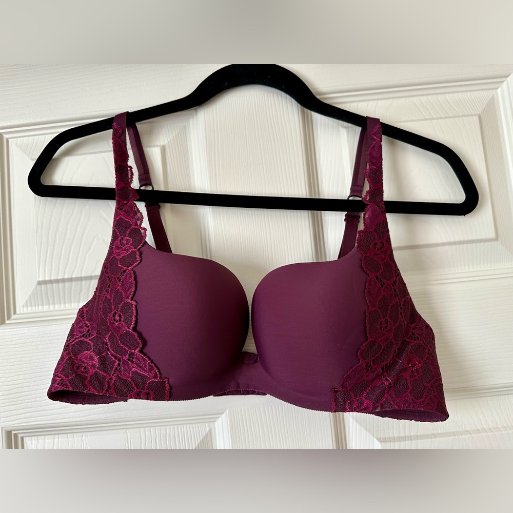 36C push up by Victorias Secret, purple.